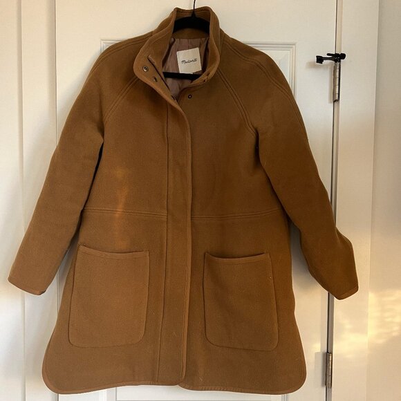 Madewell Brown Coat - Picture 1 of 3